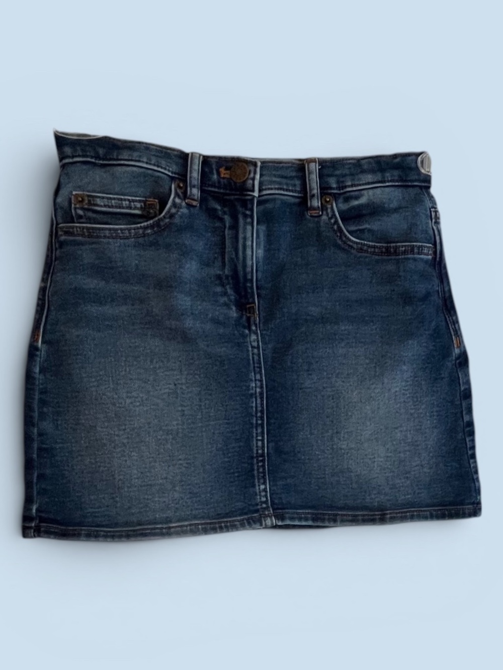 Crewcuts by J. Crew Girls Five-Pocket Denim Skirt Size 10